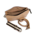 Γυναικεία Δερμάτινη Τσάντα Χιαστί Ted Baker Darcey 257442 Taupe