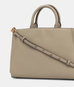 Γυναικεία Δερμάτινη Τσάντα Χειρός Ώμου DKNY Onyx Satchel R44DAI68 TOF Τάουπε