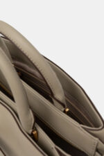 Γυναικεία Δερμάτινη Τσάντα Χειρός Ώμου DKNY Onyx Satchel R44DAI68 TOF Τάουπε