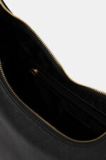 Γυναικεία Δερμάτινη Τσάντα Ώμου DKNY Abby Hobo R44CAI48 BGD Μαύρη