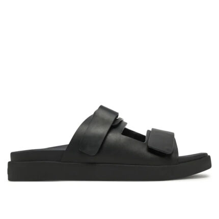 Γυναικεία Δερμάτινα Σανδάλια Calvin Klein HW0HW02489 BEH Μαύρα