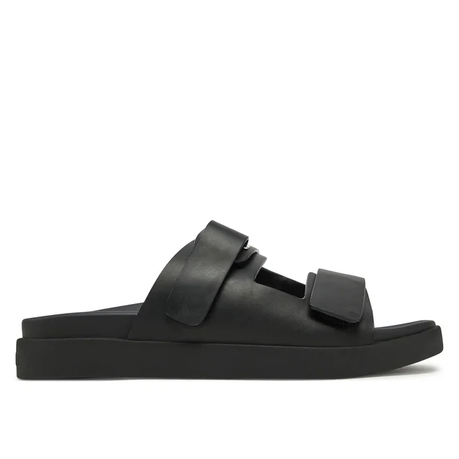 Γυναικεία Δερμάτινα Σανδάλια Calvin Klein HW0HW02489 BEH Μαύρα Γυναικεία Δερμάτινα Σανδάλια Calvin Klein HW0HW02489 BEH Μαύρα
