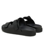 Γυναικεία Δερμάτινα Σανδάλια Calvin Klein HW0HW02489 BEH Μαύρα