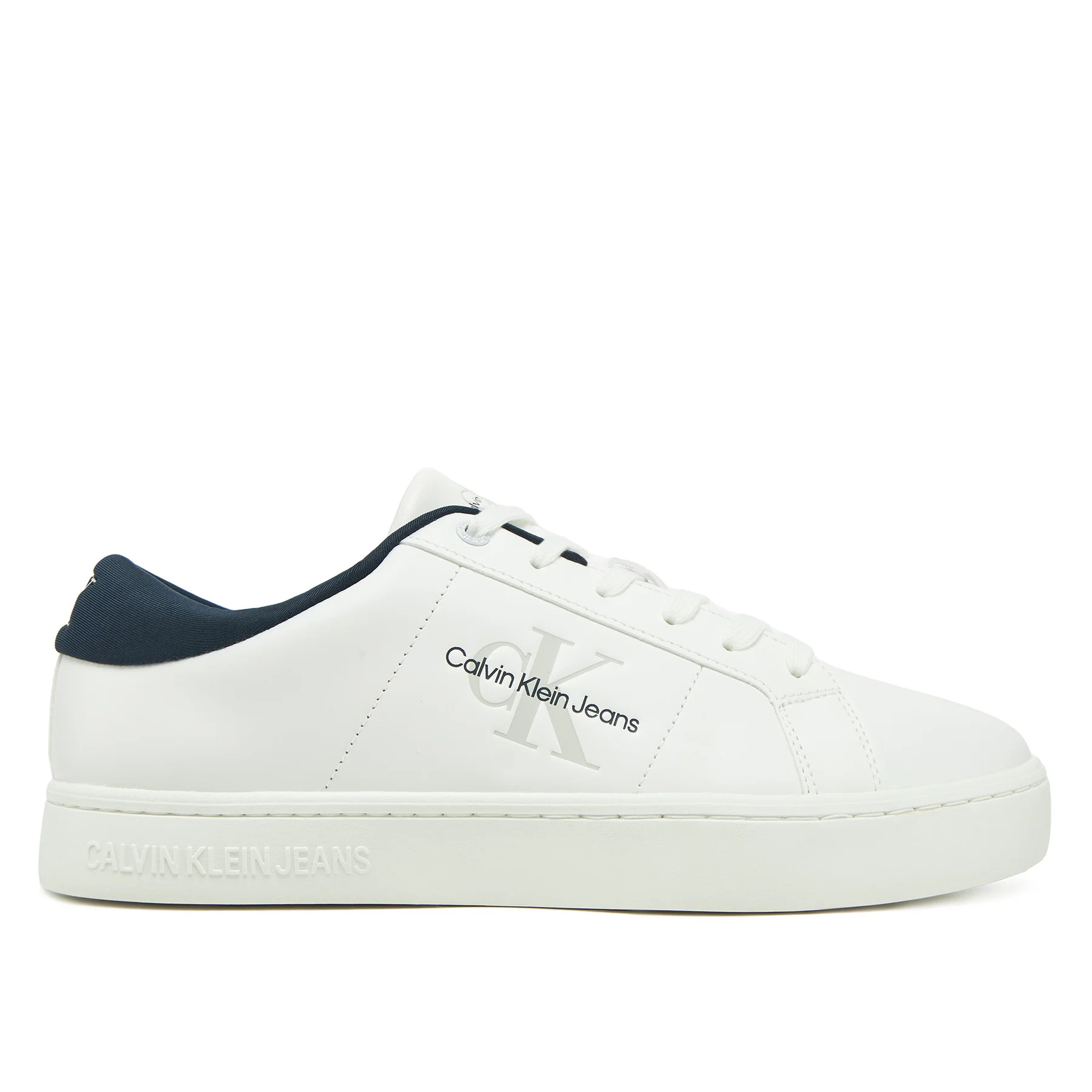 Ανδρικά Δερμάτινα Sneakers Calvin Klein YM0YM00864 YAF Λευκό Μπλε Ανδρικά Δερμάτινα Sneakers Calvin Klein YM0YM00864 YAF Λευκό Μπλε