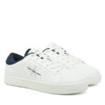 Ανδρικά Δερμάτινα Sneakers Calvin Klein YM0YM00864 YAF Λευκό Μπλε