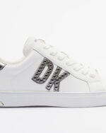 Γυναικεία Δερμάτινα Sneakers DKNY Abeni K1552711 Λευκό Νίκελ