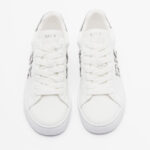 Γυναικεία Δερμάτινα Sneakers DKNY Abeni K1552711 Λευκό Νίκελ