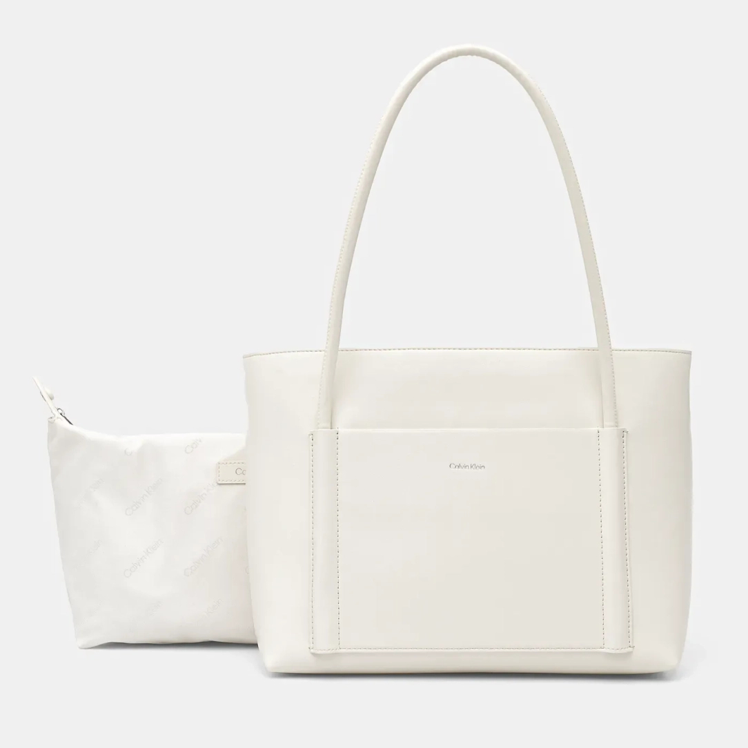 Γυναικεία Τσάντα Ώμου Calvin Klein K60K613110 67U Μπεζ Γυναικεία Τσάντα Ώμου Calvin Klein K60K613110 67U Μπεζ