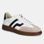 Ανδρικά Δερμάτινα Sneakers Gant Cuzmo 30633860 G020 Άσπρο Μαύρο