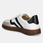 Ανδρικά Δερμάτινα Sneakers Gant Cuzmo 30633860 G020 Άσπρο Μαύρο