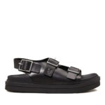 Γυναικεία Δερμάτινα Σανδάλια Calvin Klein YW0YW01785 0GJ Μαύρα