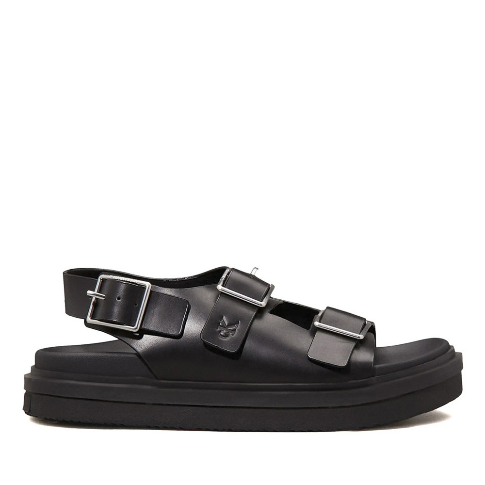Γυναικεία Δερμάτινα Σανδάλια Calvin Klein YW0YW01785 0GJ Μαύρα Γυναικεία Δερμάτινα Σανδάλια Calvin Klein YW0YW01785 0GJ Μαύρα