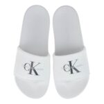 Γυναικείες Παντόφλες Slide Calvin Klein YW0YW01835 01W Λευκές