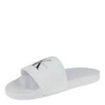 Γυναικείες Παντόφλες Slide Calvin Klein YW0YW01835 01W Λευκές