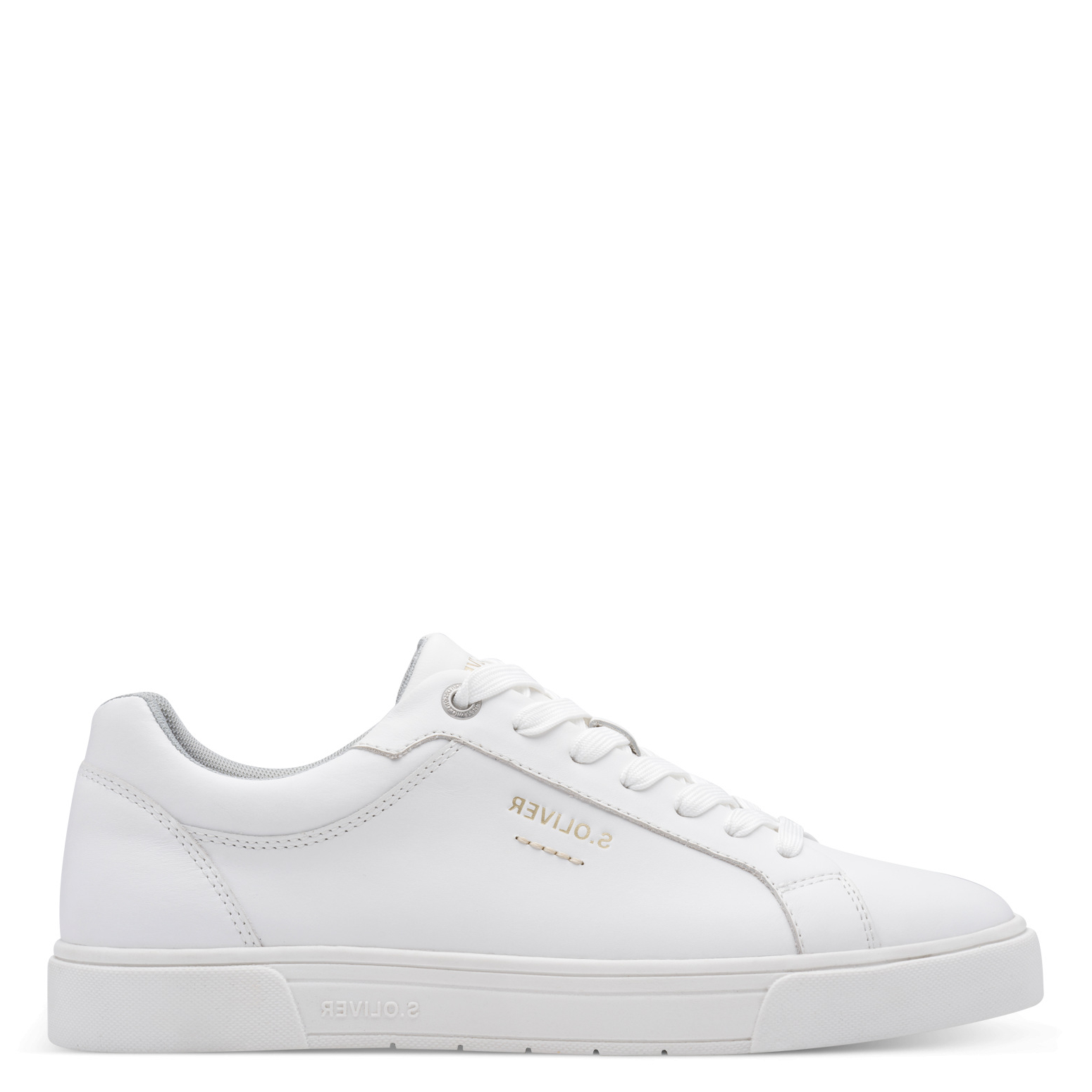 Ανδρικά Δερμάτινα Sneakers S.Oliver 5-13604-43 107 Λευκά Ανδρικά Δερμάτινα Sneakers S.Oliver 5-13604-43 107 Λευκά