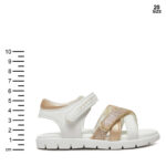 Παιδικά Πέδιλα Tommy Hilfiger Κορίτσι T1A2-33770-0273 X068 Λευκό Χρυσό (20-29)