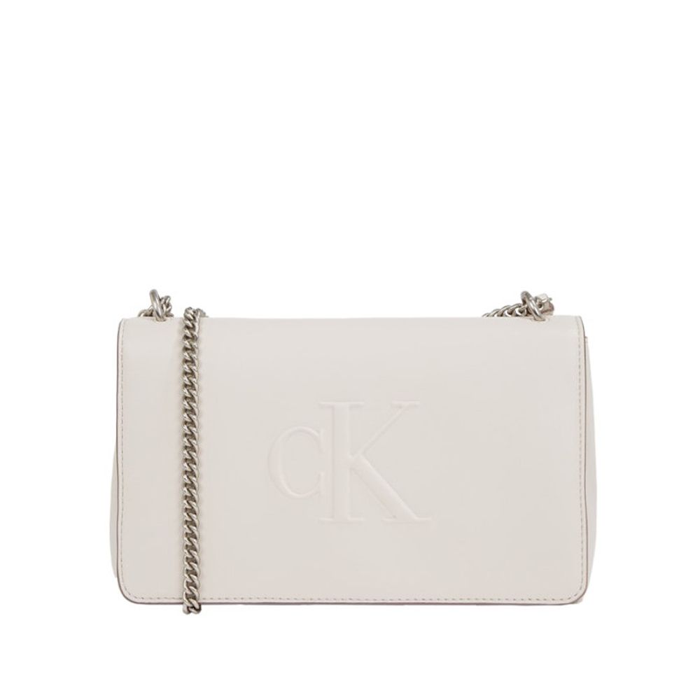 Γυναικεία Τσάντα Ώμου Calvin Klein LV04K3035G WGY Off White Γυναικεία Τσάντα Ώμου Calvin Klein LV04K3035G WGY Off White