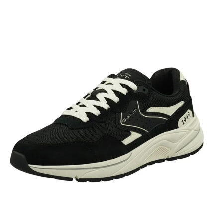 Ανδρικά Δερμάτινα Sneakers Gant Jaybro 30637871 G00 Μαύρα