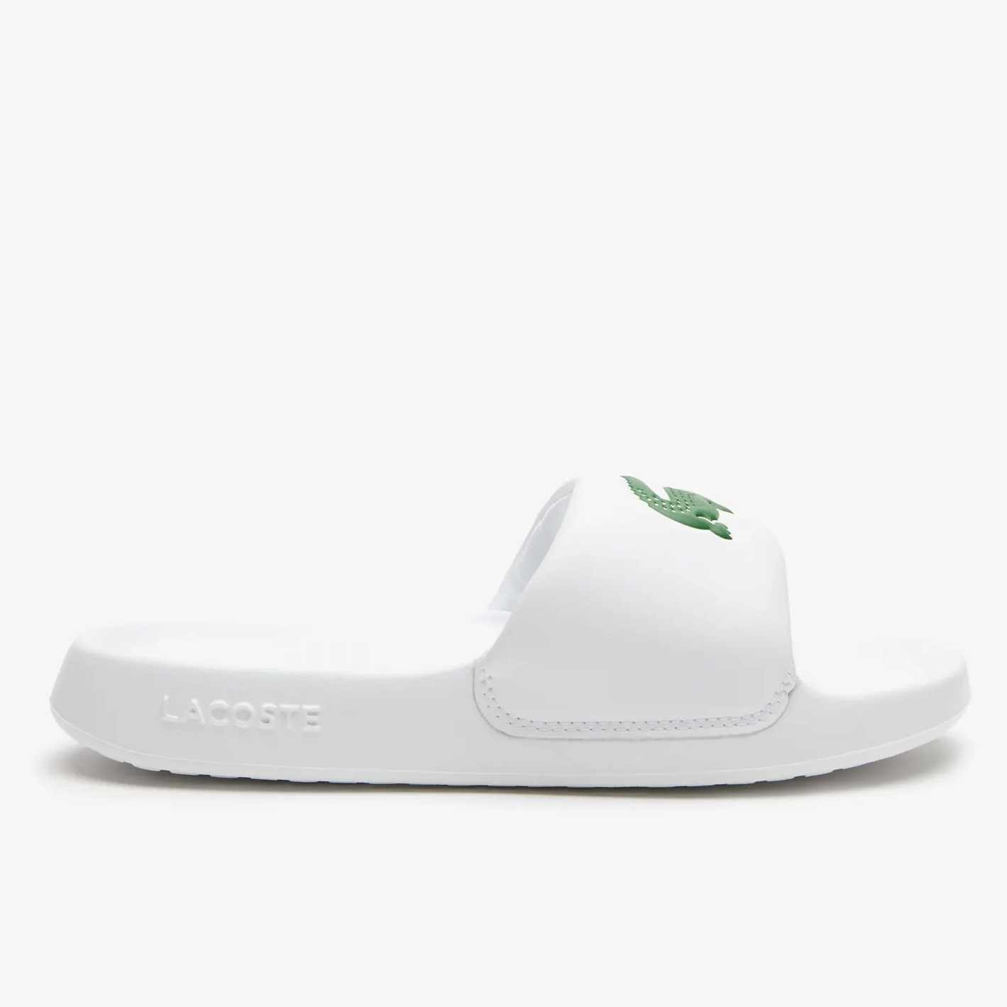 Γυναικείες Παντόφλες Slide Lacoste 749CFA0022082 Λευκές Γυναικείες Παντόφλες Slide Lacoste 749CFA0022082 Λευκές