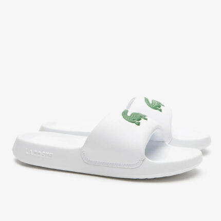 Γυναικείες Παντόφλες Slide Lacoste 749CFA0022082 Λευκές