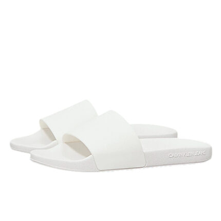 Γυναικείες Παντόφλες Slide Calvin Klein YW0YW01715 0K4 Λευκές