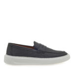 Ανδρικά Δερμάτινα Loafers Renato Garini 52319-Denever Μπλε Δέρμα U562V319230A