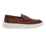 Ανδρικά Δερμάτινα Loafers Renato Garini 52319-Denever Ταμπά Δέρμα U562V3192I66