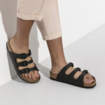 Ανατομικά Σανδάλια Birkenstock Florida Soft Footbed 0053013 Black Narrow Fit