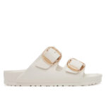 Γυναικείες Ανατομικές Παντόφλες Birkenstock Arizona EVA Big Buckle 1029651 Narrow Fit Λευκές