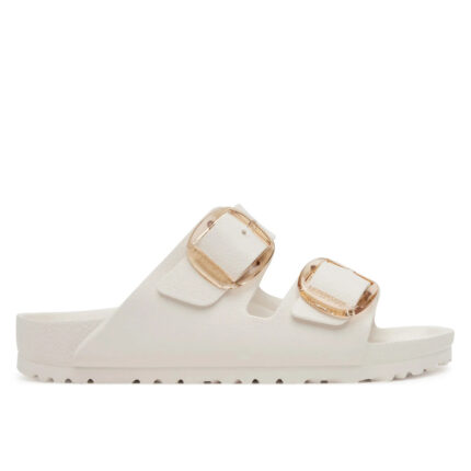 Γυναικείες Ανατομικές Παντόφλες Birkenstock Arizona EVA Big Buckle 1029651 Narrow Fit Λευκές