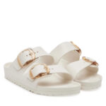 Γυναικείες Ανατομικές Παντόφλες Birkenstock Arizona EVA Big Buckle 1029651 Narrow Fit Λευκές