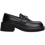 Γυναικεία Δερμάτινα Loafers Tommy Hilfiger EN0EN02789 BDS Μαύρα