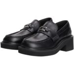 Γυναικεία Δερμάτινα Loafers Tommy Hilfiger EN0EN02789 BDS Μαύρα