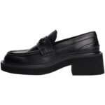 Γυναικεία Δερμάτινα Loafers Tommy Hilfiger EN0EN02789 BDS Μαύρα