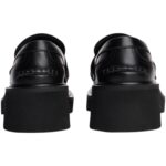 Γυναικεία Δερμάτινα Loafers Tommy Hilfiger EN0EN02789 BDS Μαύρα