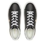 Γυναικεία Δερμάτινα Sneakers Tommy Hilfiger FW0FW08631 BDS Μαύρα