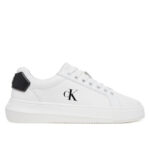 Γυναικεία Δερμάτινα Sneakers Calvin Klein YW0YW01846 01W Λευκά