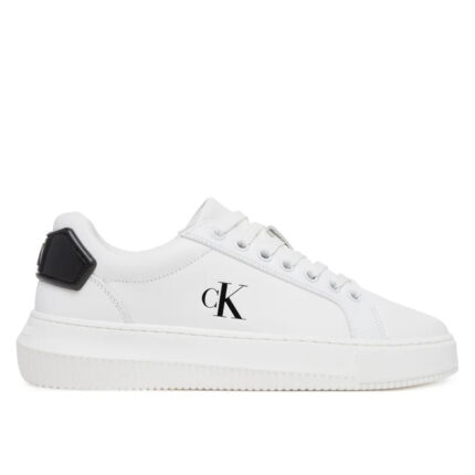 Γυναικεία Δερμάτινα Sneakers Calvin Klein YW0YW01846 01W Λευκά