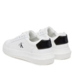 Γυναικεία Δερμάτινα Sneakers Calvin Klein YW0YW01846 01W Λευκά