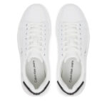 Γυναικεία Δερμάτινα Sneakers Calvin Klein YW0YW01846 01W Λευκά