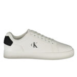 Ανδρικά Δερμάτινα Sneakers Calvin Klein YM0YM01297 01W Λευκά