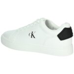 Ανδρικά Δερμάτινα Sneakers Calvin Klein YM0YM01297 01W Λευκά