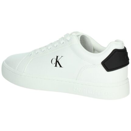 Ανδρικά Δερμάτινα Sneakers Calvin Klein YM0YM01297 01W Λευκά