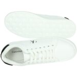 Ανδρικά Δερμάτινα Sneakers Calvin Klein YM0YM01297 01W Λευκά