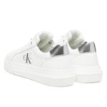 Γυναικεία Δερμάτινα Sneakers Calvin Klein YW0YW01876-02R Λευκά