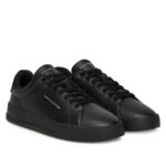 Ανδρικά Δερμάτινα Sneakers Tommy Hilfiger FM0FM05367 0GJ Μαύρα