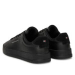 Ανδρικά Δερμάτινα Sneakers Tommy Hilfiger FM0FM05367 0GJ Μαύρα