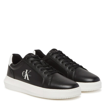 Ανδρικά Δερμάτινα Sneakers Calvin Klein YM0YM01317-0GJ Μαύρα
