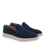 Ανδρικά Δερμάτινα Loafers Giovanni Morelli Y9803-F633 Μπλε Καστόρι U586E8031054