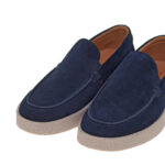 Ανδρικά Δερμάτινα Loafers Giovanni Morelli Y9803-F633 Μπλε Καστόρι U586E8031054